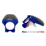 Обтекатель (ветровик, ветровое стекло) CB400SF, синий + бело-красный