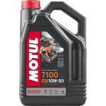 Моторное масло MOTUL 4T 7100 10W50, синтетическое (4л)