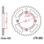 Звезда ведомая ст. JT, JTR895.46, KTM85SX 03-24 (07.RS61003)