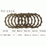 Фрикционные диски сцепления VESRAH, VC 1016
