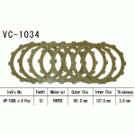 Фрикционные диски сцепления VESRAH, VC 1034