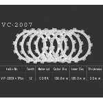 Фрикционные диски сцепления VESRAH, VC 2007