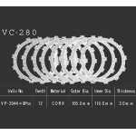 Фрикционные диски сцепления VESRAH, VC 280