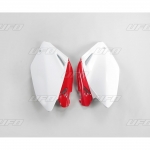 Боковые панели UFO CRF 250R 04-05, бело-красные, HO03635#W