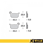 Тормозные колодки ProX KTM50SX Pro Senior '02-21 (VD-991), 37.106302