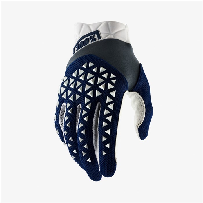 Перчатки 100% Airmatic Glove Navy/Steel/White L, 10012-412-12