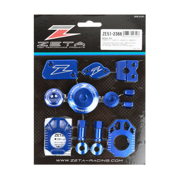 Крышки на мотоцикл комплект ZETA Billet Kit YZ250FX'15-YZ450FX'16- Blue, ZE51-2366