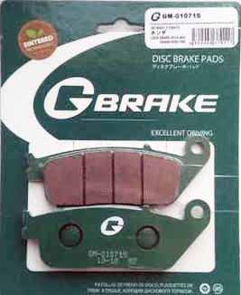 Тормозные колодки G-brake GM-01071S (VD-156, FDB570)