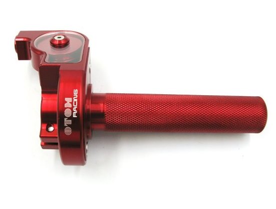 Ручка газа металлическая Otom Racing, красная