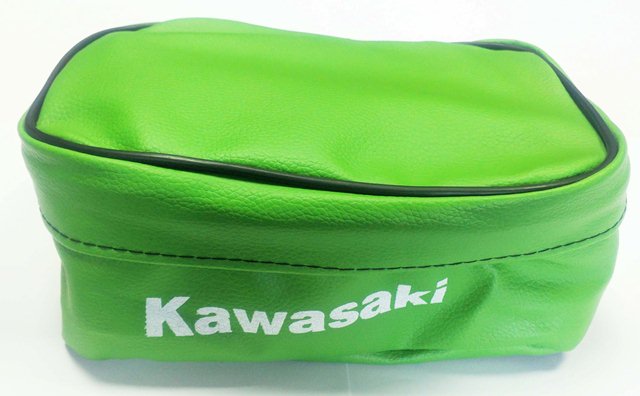 Сумка на крыло Kawasaki 20*12*8, зеленая