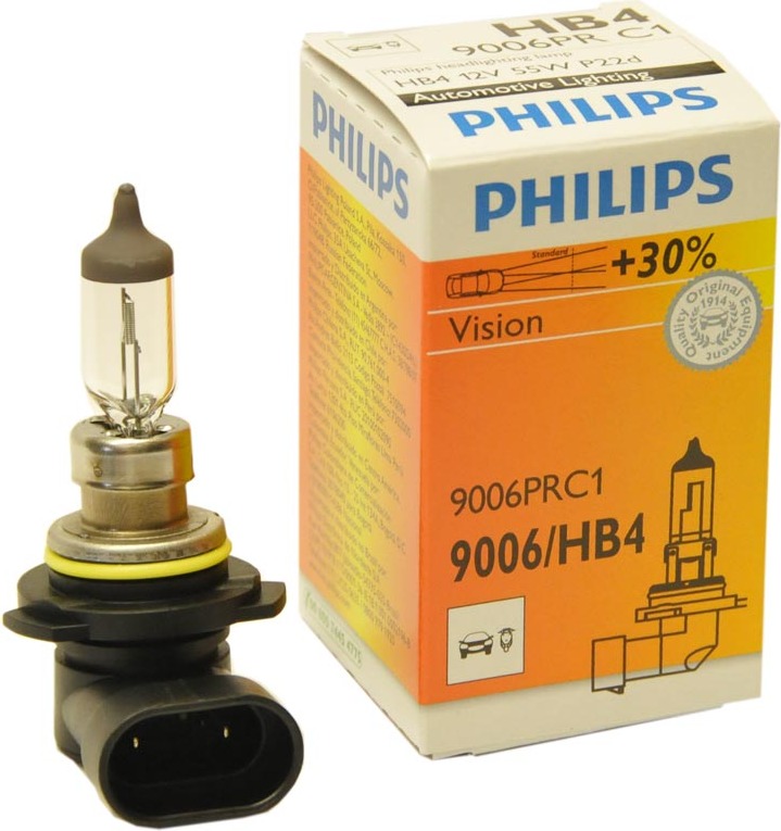 Лампа Philips, HB4 12V-55W Premium Vision +30%