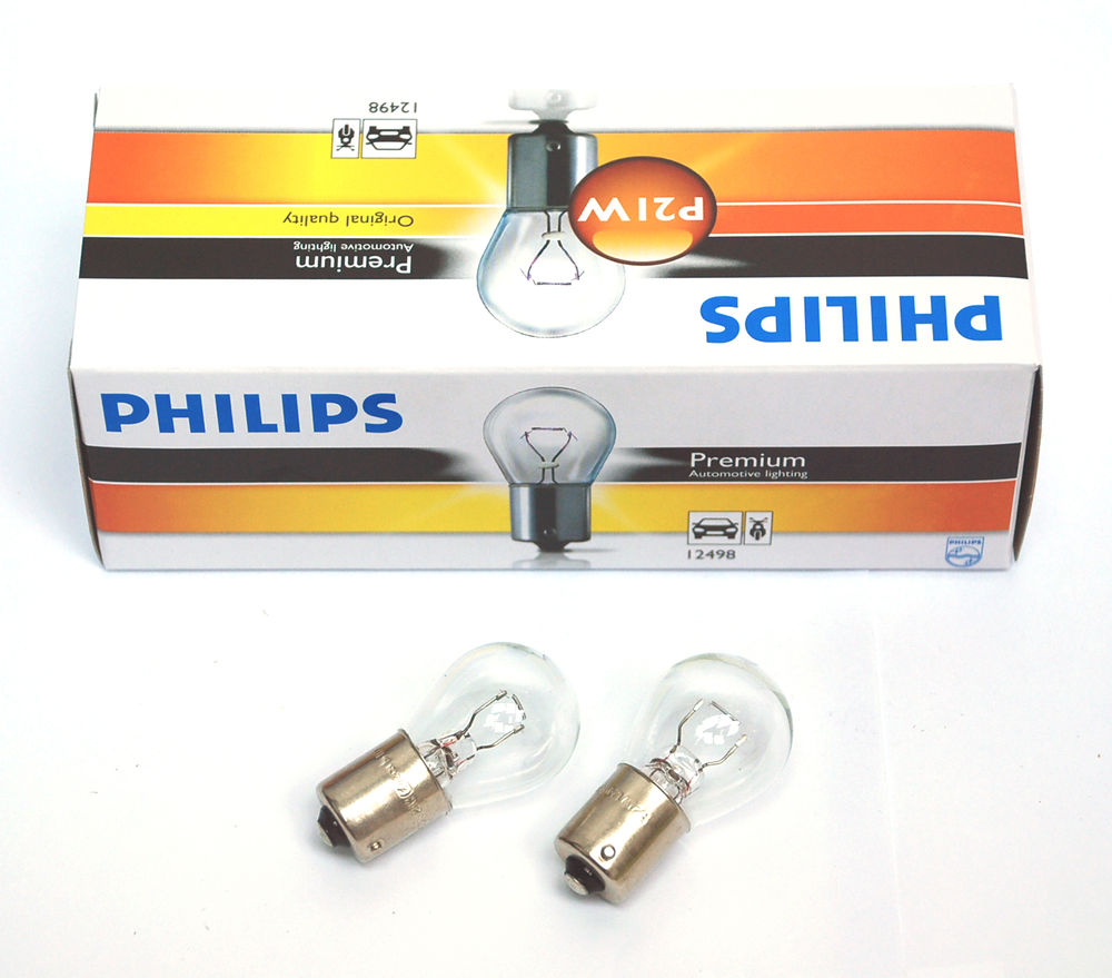 Лампа Philips, P21W 12V-21W Premium Vision