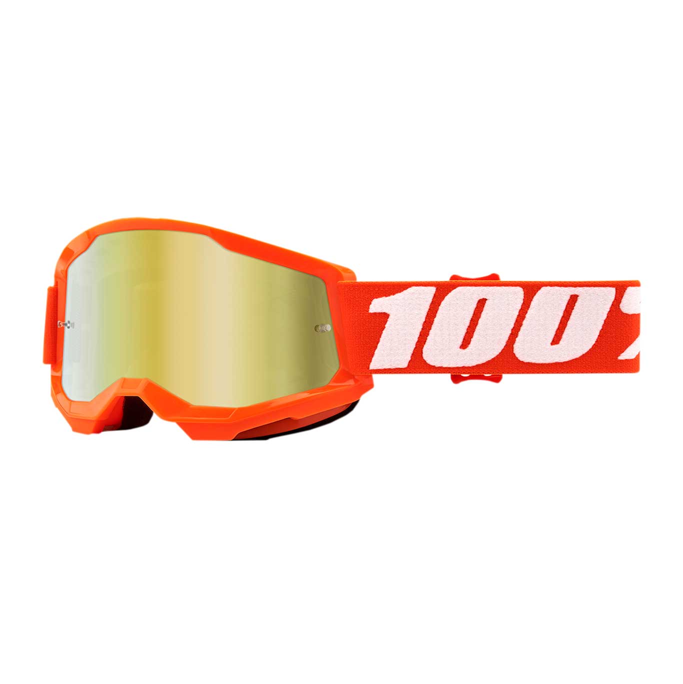 Очки 100% Strata 2 Youth (подростковые) Orange / Mirror Gold Lens, 50521-259-05