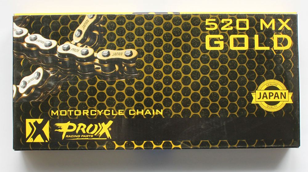 Цепь ProX 520 x 120L с сальниками X-RING Gold, 07.RC520120XCG
