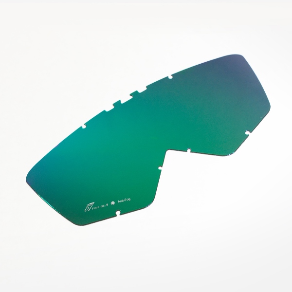 Линза на очки ARIETE, зеркальная зеленая cat. 2, 12961-MLV