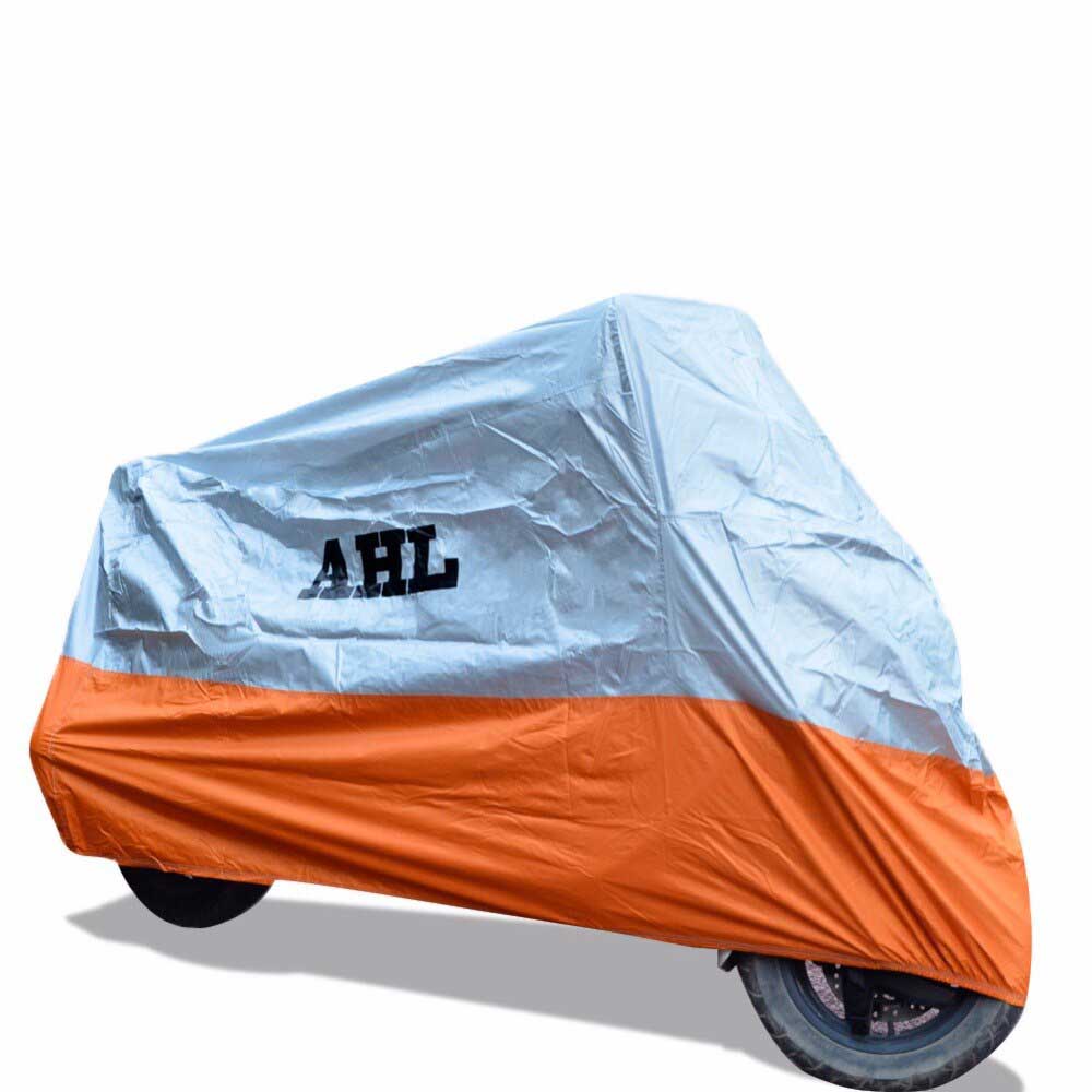 Чехол для мотоцикла AHL (Китай), оранжевый XL: 245*105*125 см