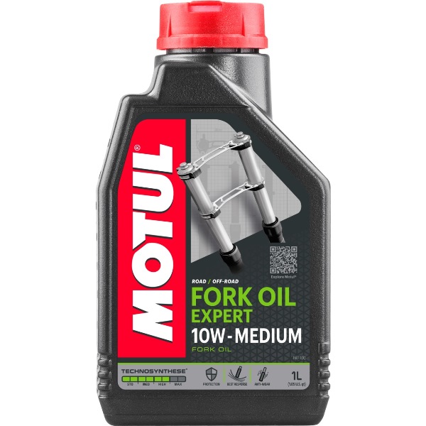 Масло вилочное MOTUL Fork Oil Expert medium 10W, Technosynthese (1л)