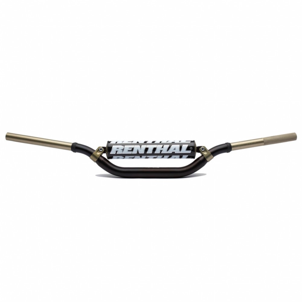 Руль для мотоцикла 1-1/8 (28.6 мм) Renthal Twinwall Stewart/Villopoto черный, RE99601BK07185