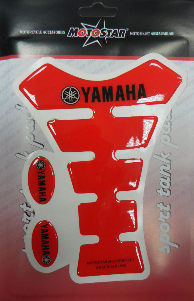 5130 Наклейка на бензобак Yamaha красная