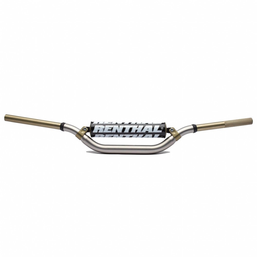 Руль для мотоцикла 1-1/8 (28.6 мм) Renthal Twinwall Stewart/Villopoto титаниум, RE99601TG07185