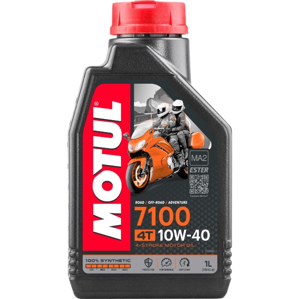 Моторное масло MOTUL 4T 7100 10W40, синтетическое (1л)
