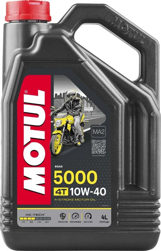 Моторное масло MOTUL 4T 5000 10W40 НС-TECH Technosynthese (4л)
