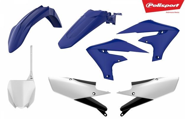 Пластик комплект Polisport Yamaha YZ250F '19-20, YZ450F '18-20, синий OEM, 90766