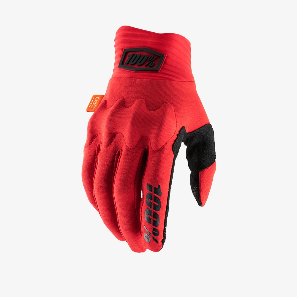 Перчатки 100% Cognito D3O Glove Red/Black L, 10013-013-12